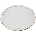 [458169006] Kuchenteller Goldrand Bavaria 19 cm Schaller Blumendekor Weiß gebraucht - gut Bild 2