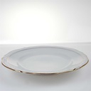 [458169006] Kuchenteller Goldrand Bavaria 19 cm Schaller Blumendekor Weiß gebraucht - gut Bild 4