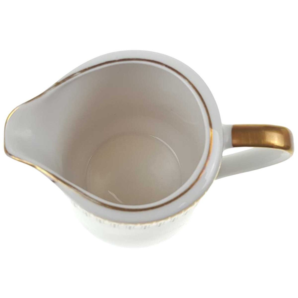 [458169007] Milchkännchen Goldrand 0,2 L Winterling Kirchenlamitz weiß mit gebraucht - gut Bild 2