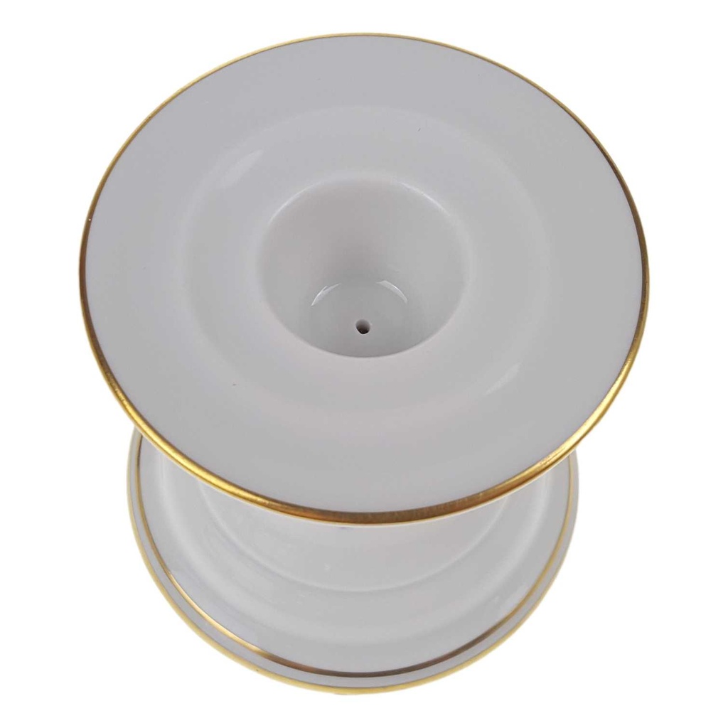 [458169008] Kerzenhalter klein Meissen Aquatinta Schmetterling Blume I. Wahl gebraucht - sehr gut Bild 4