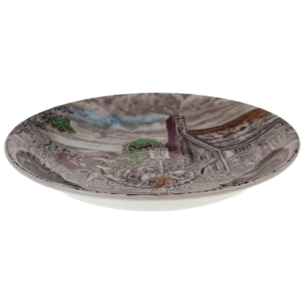 [458169010] Untertasse für Tee 14,3 cm Wood & Sons England The Post House Bunt Historismus Bild 2