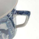 [458169015] Mokkatasse Espressotasse ohne Stempel Japan China Geisha Blau Weiß gebraucht - gut Bild 6