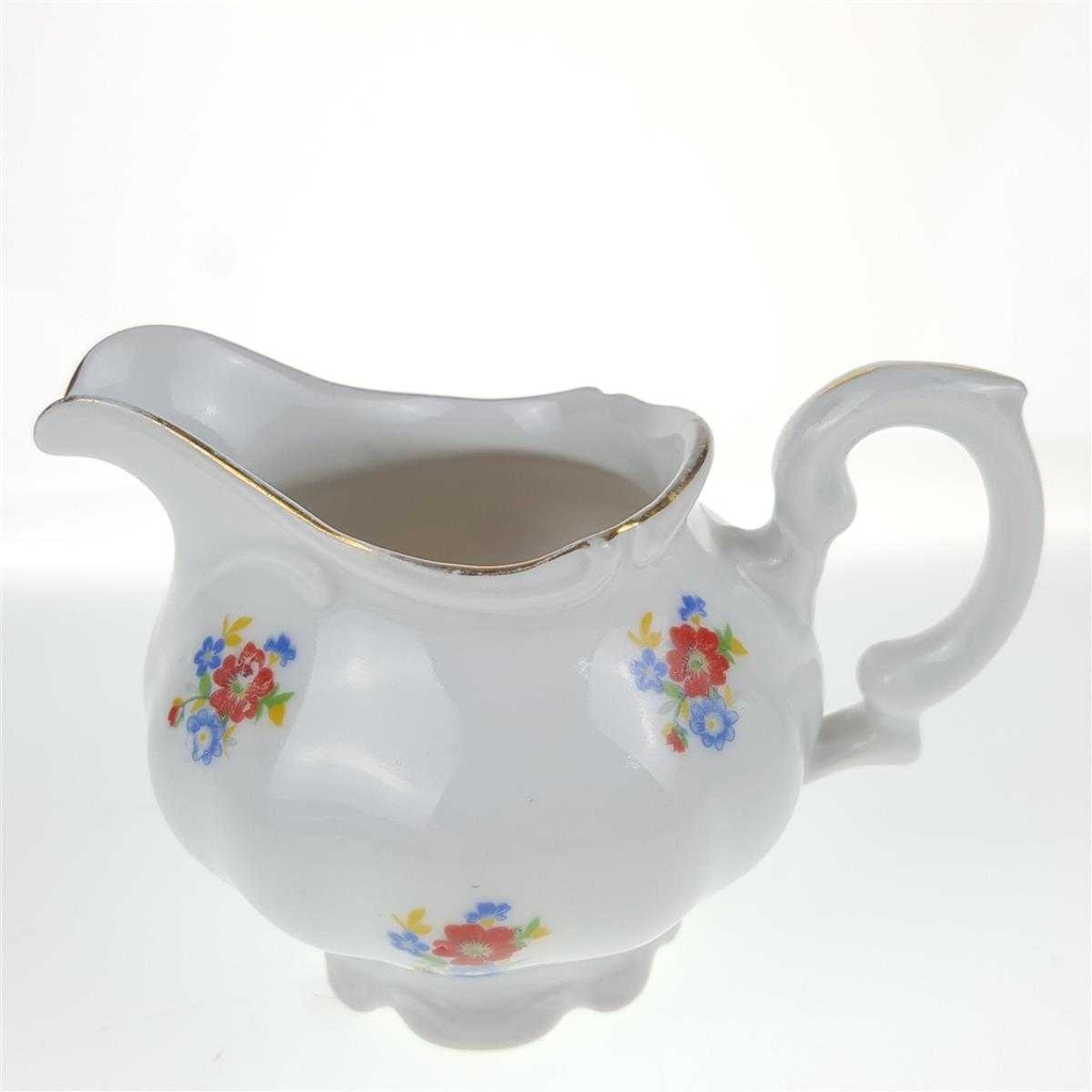 [458169016] Milchkännchen klein Golddekor Bavaria 0,2 L Bunte Blumen gebraucht - gut Bild 3