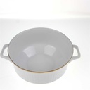 [458169017] Suppentasse Goldrand 6 cm Bareuther geriffelt Weiß gebraucht - sehr gut Bild 5
