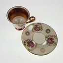 [458169019] Mokkatasse mit Untertasse 2tlg 10,8 cm Alka Kunst Gold Rokoko gebraucht - gut Bild 6