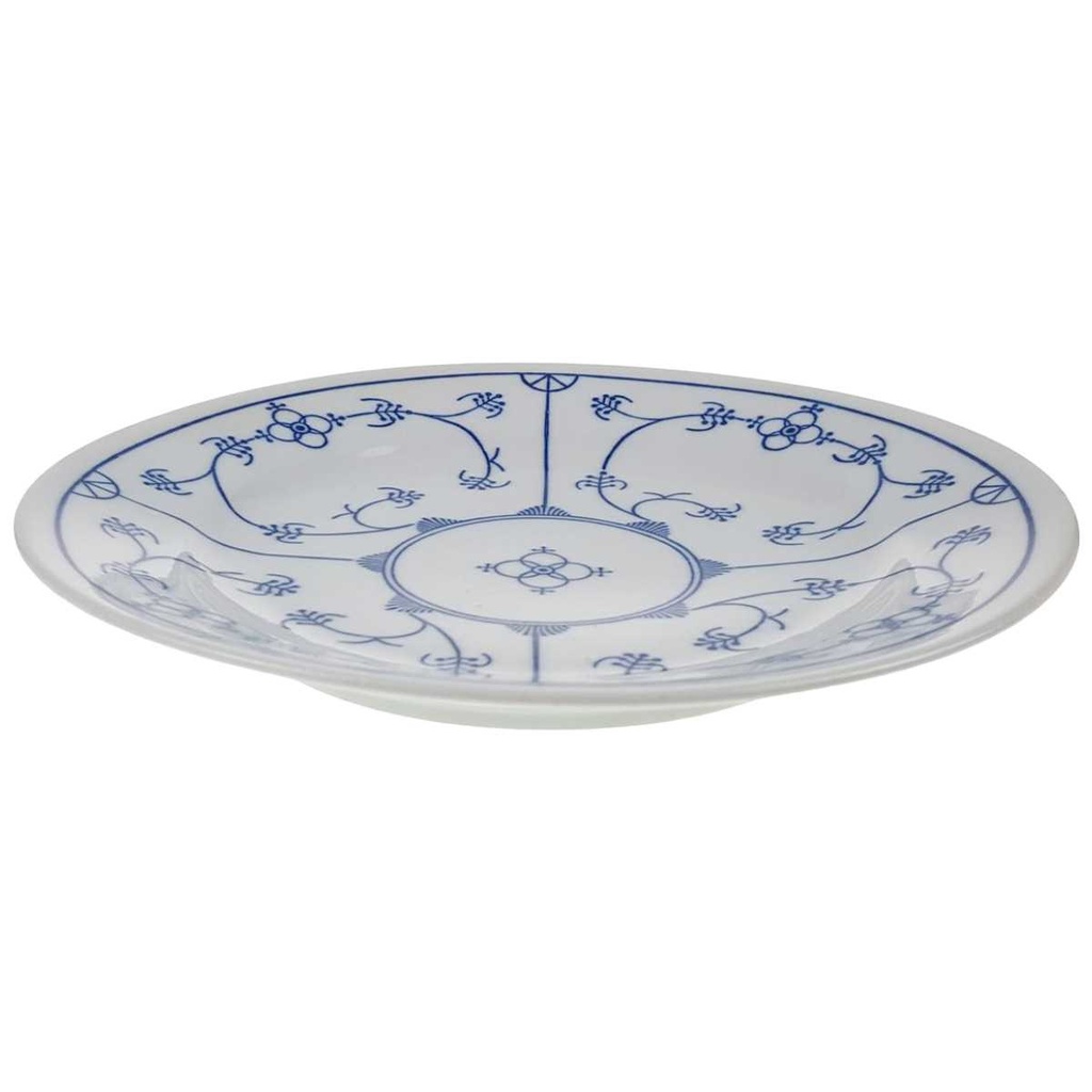 [458169031] Brotteller 17,5 cm Jaeger & Co Indisch Blau Strohblume gebraucht - gut Bild 2