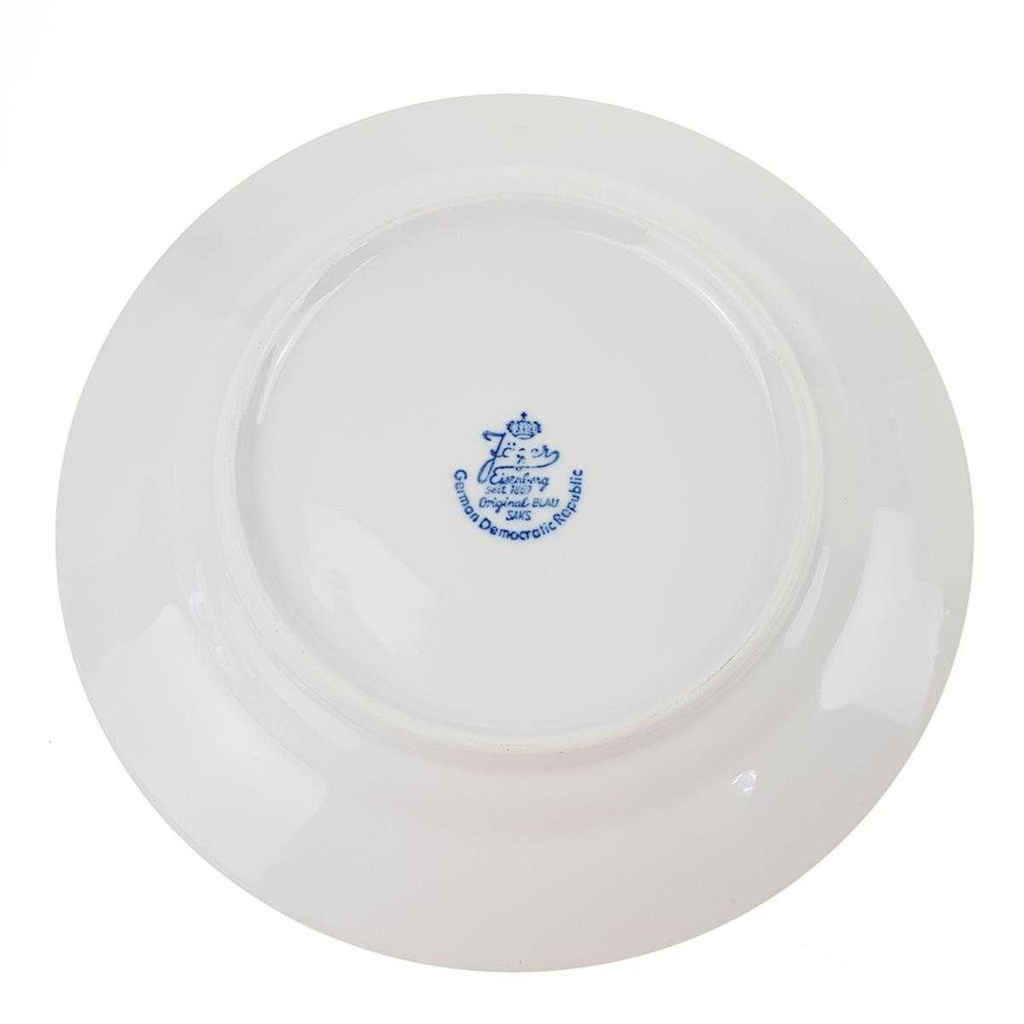 [458169031] Brotteller 17,5 cm Jaeger & Co Indisch Blau Strohblume gebraucht - gut Bild 3