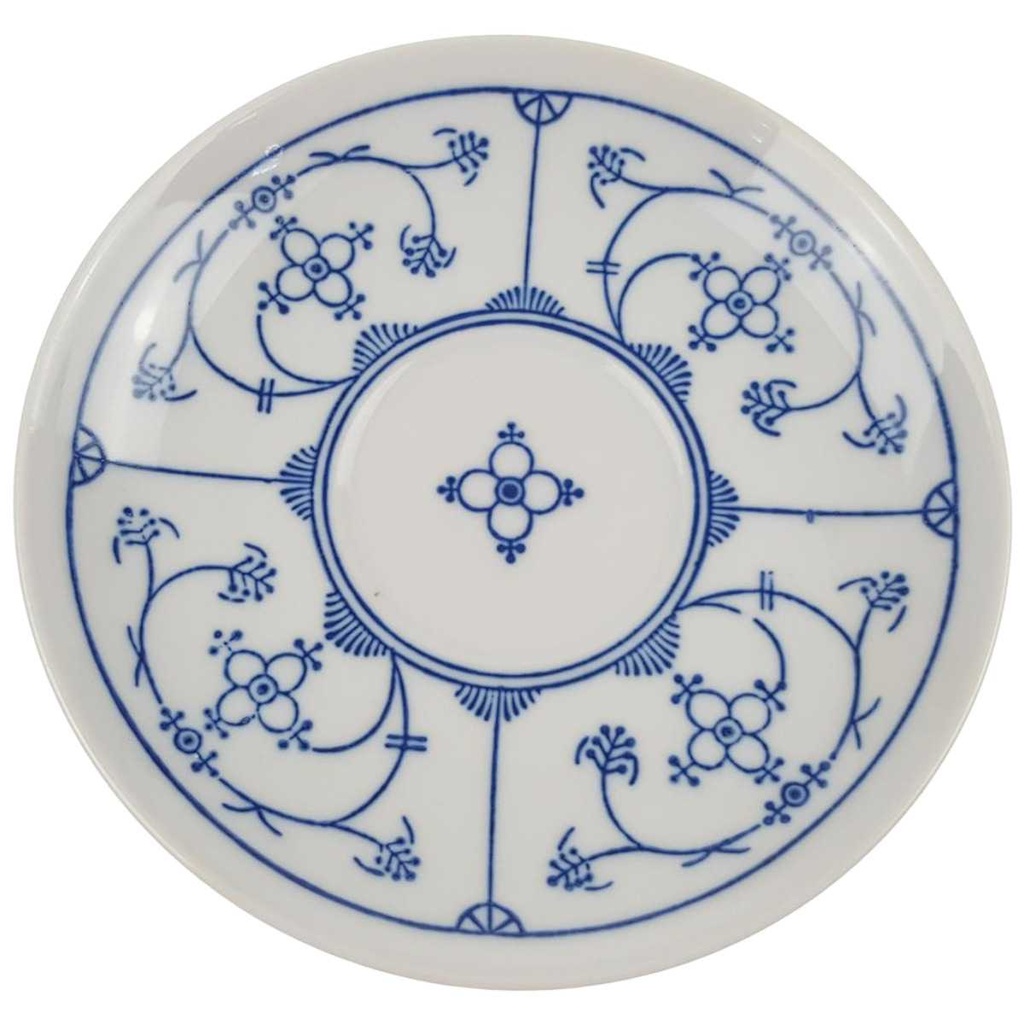 [458169059] Dessertschale 13,2 cm Jaeger & Co Indisch Blau Strohblume gebraucht - sehr gut Bild 2