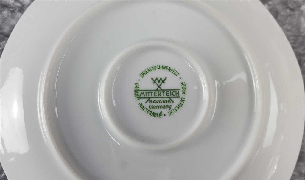 [45816906] Sauciere 1tlg Mitterteich Form 2040 Sissi Rosa Blüte gebraucht - sehr gut Bild 5