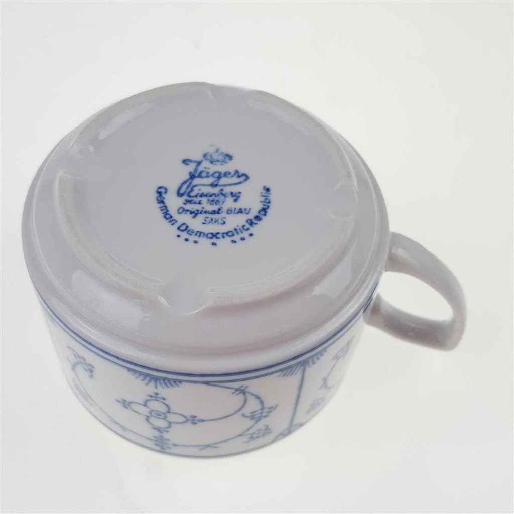 [458169060] Teetasse Jaeger & Co Indisch Blau Strohblume gebraucht - sehr gut Bild 5
