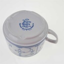 [458169060] Teetasse Jaeger & Co Indisch Blau Strohblume gebraucht - sehr gut Bild 5