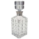 [458169068] Karaffe mit Stöpsel 25,5 cm Silbermontur Transparent gebraucht - gut Bild 2