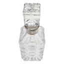 [458169068] Karaffe mit Stöpsel 25,5 cm Silbermontur Transparent gebraucht - gut Bild 3