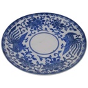 [458169083] Untertasse ohne Stempel 14 cm Noritake Japan Keine Angabe Howo blau gebraucht - gut Bild 2