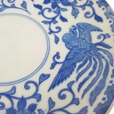 [458169083] Untertasse ohne Stempel 14 cm Noritake Japan Keine Angabe Howo blau gebraucht - gut Bild 4