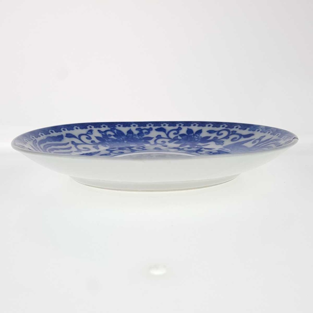 [458169083] Untertasse ohne Stempel 14 cm Noritake Japan Keine Angabe Howo blau gebraucht - gut Bild 6