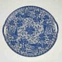 [458169086] Kuchenplatte 24,5x24 cm Noritake Japan Howo blau gebraucht - gut Bild 5