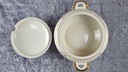 [45816910] Schüssel Goldrand 3,4 L Edelstein Bavaria Blumendekor 15476 Blumen Elfenbein Beige gebraucht - gut Bild 7