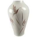 [45816913] Vase Blumenvase Goldrand 30 cm Eschenbach Blumen Elfenbein gebraucht - gut Bild 2