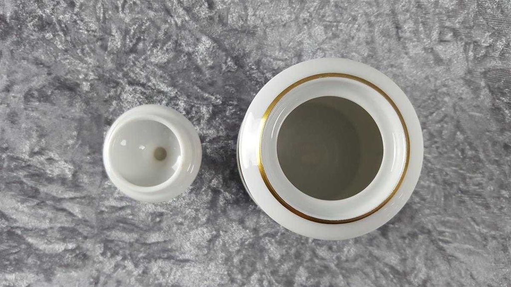 [45816914] Zuckerdose Golddekor Seltmann Weiden Vohenstrauß Kobalt gebraucht - gut Bild 4