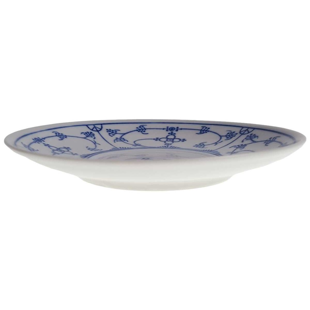 [458169144] Untertasse für Tee 14 cm Jaeger & Co Indisch Blau Strohblume gebraucht - gut Bild 2