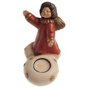 [458169147] Kerzenhalter Figur Skulptur 15 cm Thun Engel auf Wolke gebraucht - sehr gut Bild 2