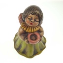 [458169148] Figur Kerzenhalter Skuptur H 14,7 cm Thun Engel grün/rosa/gold Bild 5