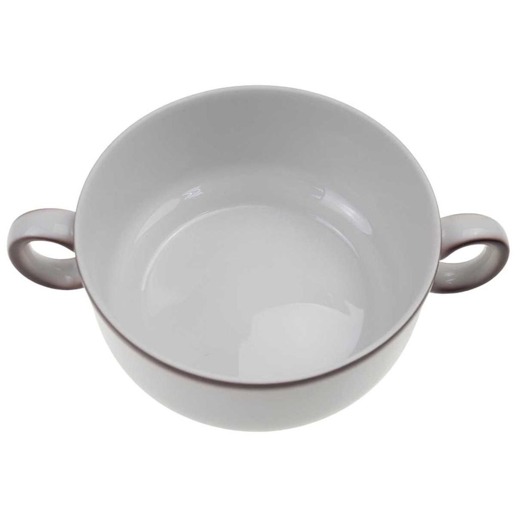 [458169151] Suppentasse Suppenbecher Thomas Porzellan Scandic Shadow braun gebraucht - gut Bild 2