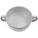 [458169151] Suppentasse Suppenbecher Thomas Porzellan Scandic Shadow braun gebraucht - gut Bild 2