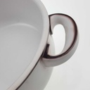 [458169154] Suppenterrine ohne Deckel 1,5 L 19,2 cm Thomas Porzellan Scandic Shadow braun gebraucht - gut Bild 3