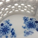 [458169162] Durchbruchschale Durchbrucharbeit Wallendorf Echt Kobalt Blaue Blumen gebraucht - gut Bild 3