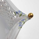 [458169163] Durchbruchschale Durchbrucharbeit 8,5 cm Wallendorf Blumendekor gebraucht - gut Bild 4
