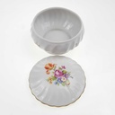 [458169167] Deckeldose Goldrand 6,5 cm Wagner & Apel Blumendekor gebraucht - gut Bild 3