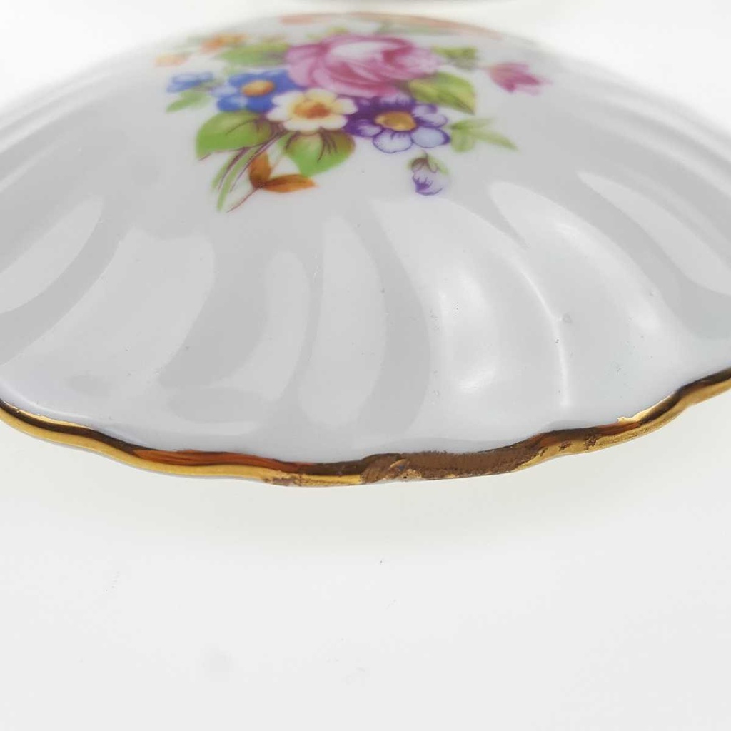 [458169167] Deckeldose Goldrand 6,5 cm Wagner & Apel Blumendekor gebraucht - gut Bild 4