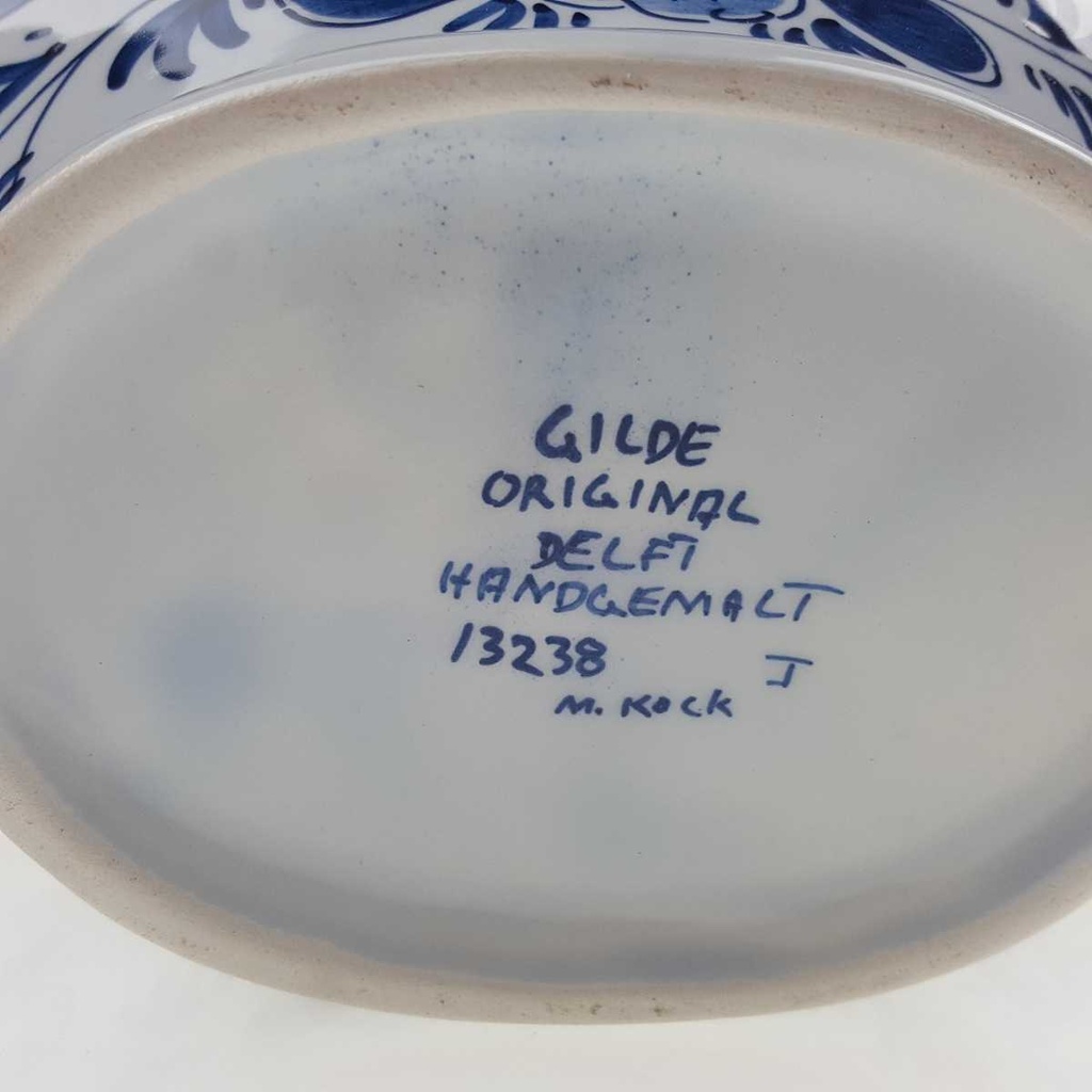 [458169168] Schale mit Deckel 15,7 cm Gilde Blau Dekor gebraucht - gut Bild 7