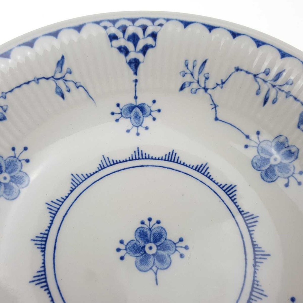 [458169169] Schale klein 12,7 cm Furnivals Denmark blau Blaue Blumen gebraucht - gut Bild 3