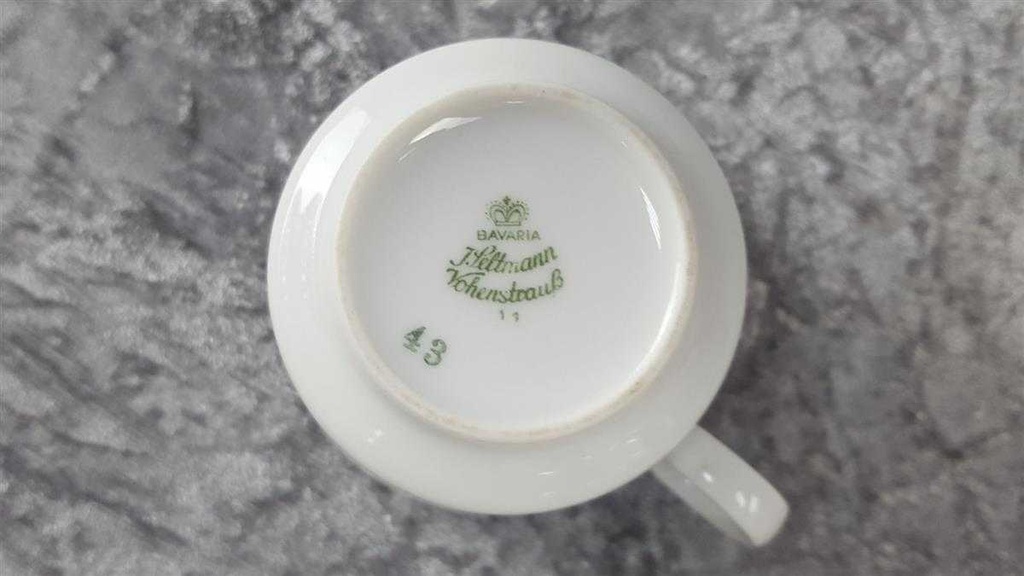 [45816917] Kaffeetasse Tasse Golddekor Seltmann Weiden Vohenstrauß Kobalt gebraucht - gut Bild 3