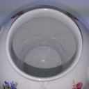 [458169170] Vase ohne Deckel Bavaria 16 cm Royal KPM Blumendekor gebraucht - gut Bild 4