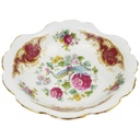 [458169171] Schale Goldrand 13,2 cm Royal Albert Chatelaine Blumendekor Blumen gebraucht - gut Bild 2