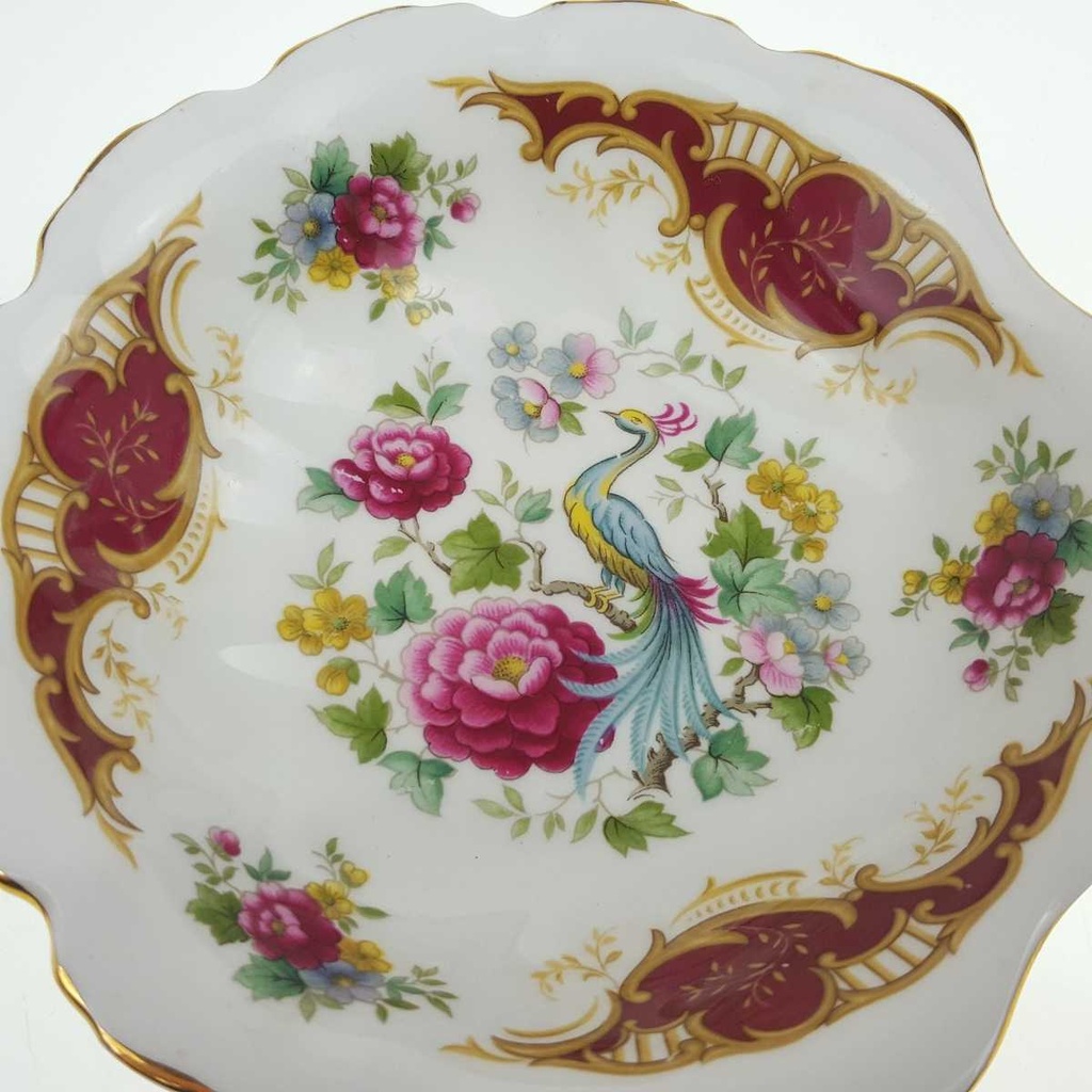 [458169171] Schale Goldrand 13,2 cm Royal Albert Chatelaine Blumendekor Blumen gebraucht - gut Bild 3