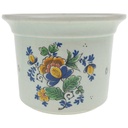 [458169175] Blumenübertopf Handwerk Polychroom Blumendekor Bunt Blumen gebraucht - gut Bild 2