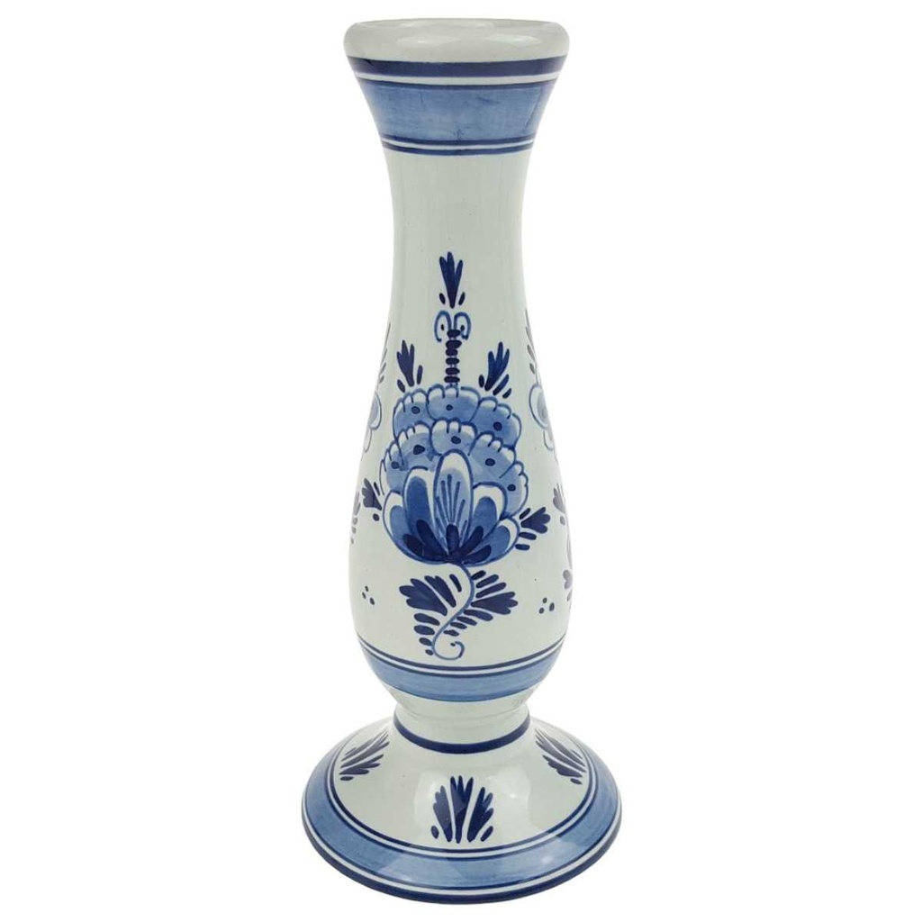 [458169177] Vase handgemalt 21 cm Delfts Blauw Blumendekor Blumen gebraucht - gut Bild 2