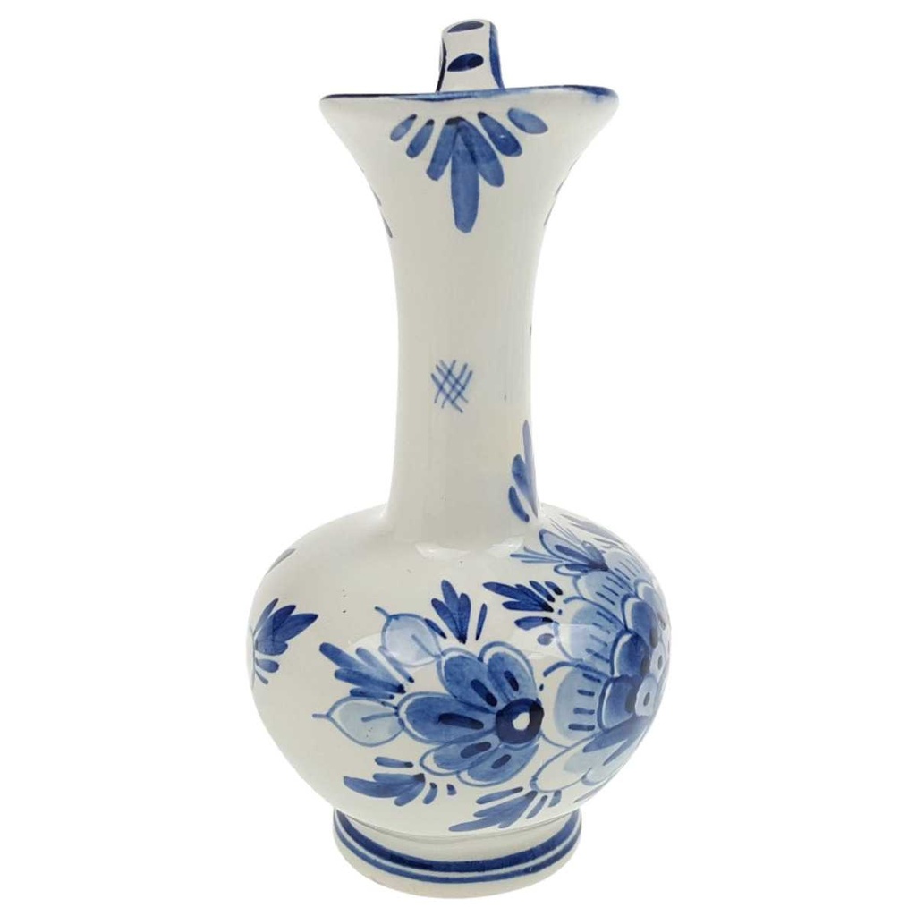 [458169183] Vase 16,7 cm Delfts Blumendekor Blumen gebraucht - gut Bild 2