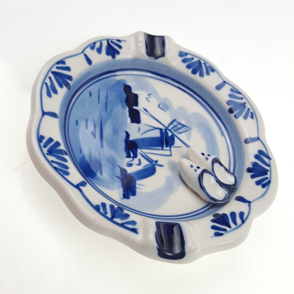 [2119308] Aschenbecher klein Delfts Blue Windmühle gebraucht - gut Bild 3