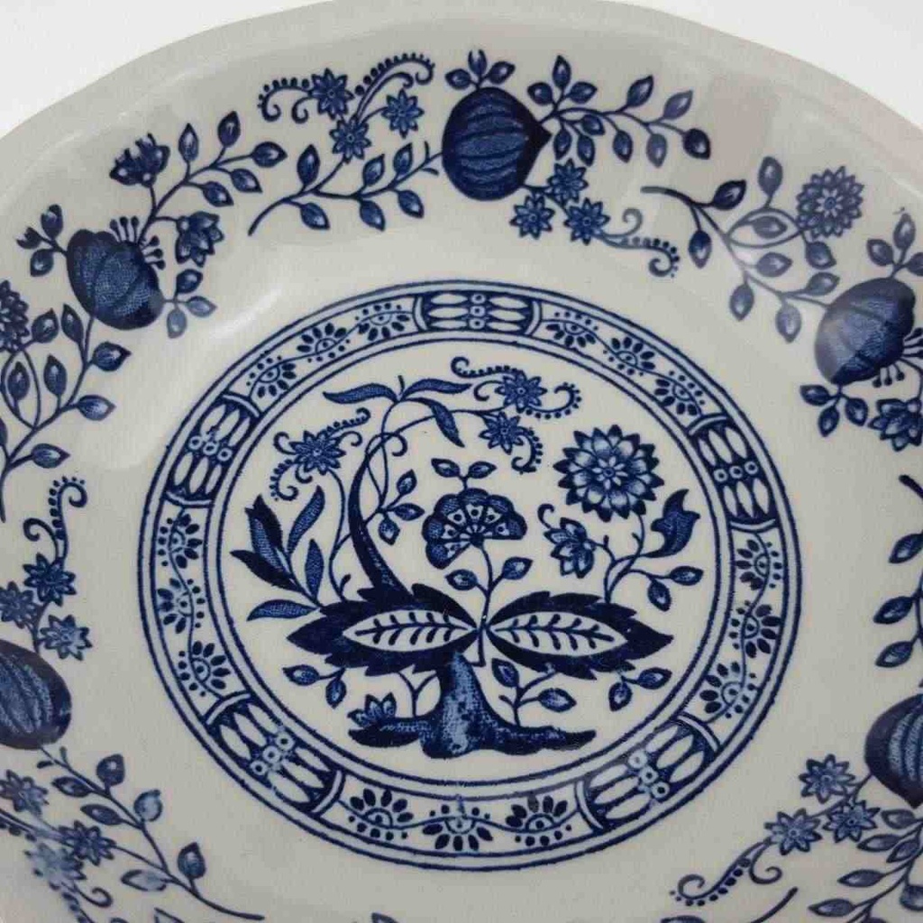 [458169187] Schale klein 12,9 cm Kensington Staffordshire Ironstone Zwiebelmuster Blau gebraucht - gut Bild 3