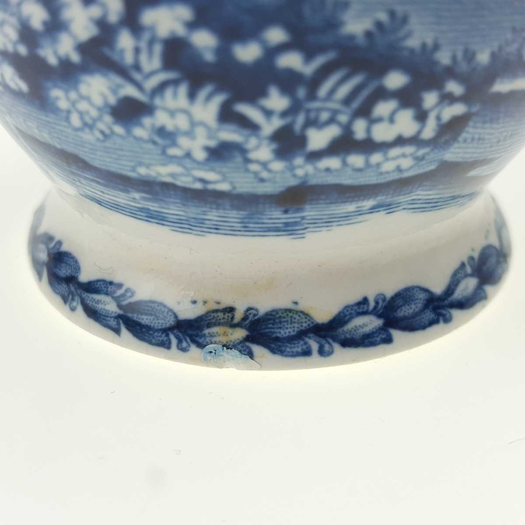 [458169189] Vase ohne Deckel Silicon China 13,5 cm Booths British Scenery Blau England gebraucht - gut Bild 6
