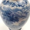 [458169189] Vase ohne Deckel Silicon China 13,5 cm Booths British Scenery Blau England gebraucht - gut Bild 8