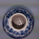[458169189] Vase ohne Deckel Silicon China 13,5 cm Booths British Scenery Blau England gebraucht - gut Bild 9