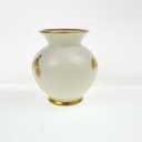 [458169193] Vase klein Golddekor 7,8 cm HP Handmalerei Blumen gebraucht - gut Bild 3