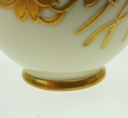 [458169193] Vase klein Golddekor 7,8 cm HP Handmalerei Blumen gebraucht - gut Bild 7